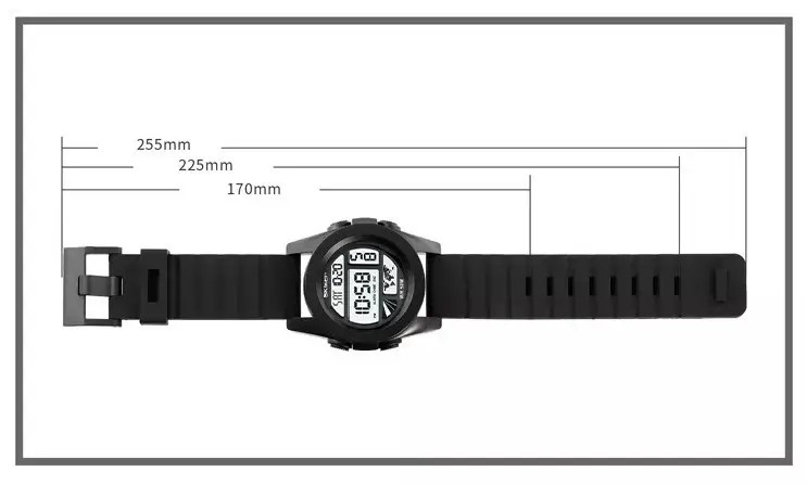 Чоловічий спортивний годинник Skmei 1906 (Білий циферблат) Київ - фото 7