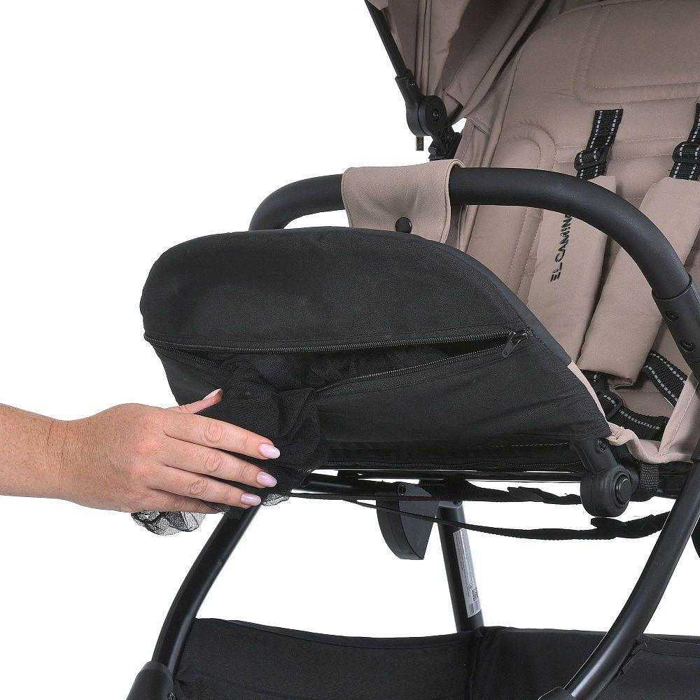 Коляска дитяча EL CAMINO FIJI Beige Matt прогулянкова з чохлом та москітною сіткою Бежевий (ME 1113-2) Чернигов - изображение 8