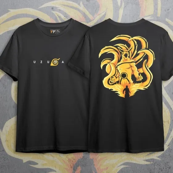 Футболка мужская с принтом Наруто Узумакі Размер 48 Anime0088 Днепр