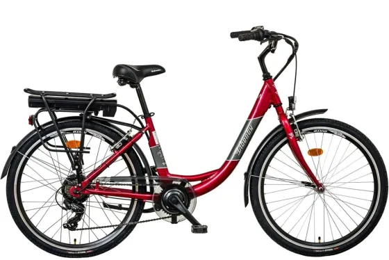 Велосипед Liberty E-Via 6 Spd Zadný Motor ,Color Display I386 M Czerwony 26 2025 Киев