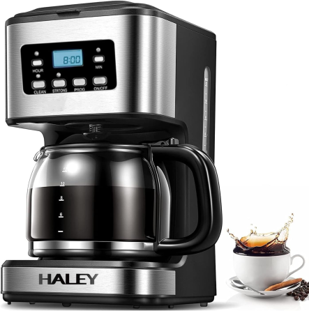 Крапельна кавоварка Haley HY-2805 950Вт 1.5л, електрична кавоварка з скляним конусом для американо та еспресо Одеса