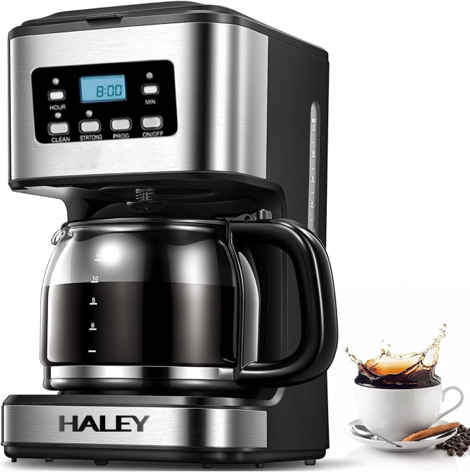 Крапельна кавоварка Haley HY-2805 950Вт 1.5л, електрична кавоварка з скляним конусом для американо та еспресо Одеса - фото 5