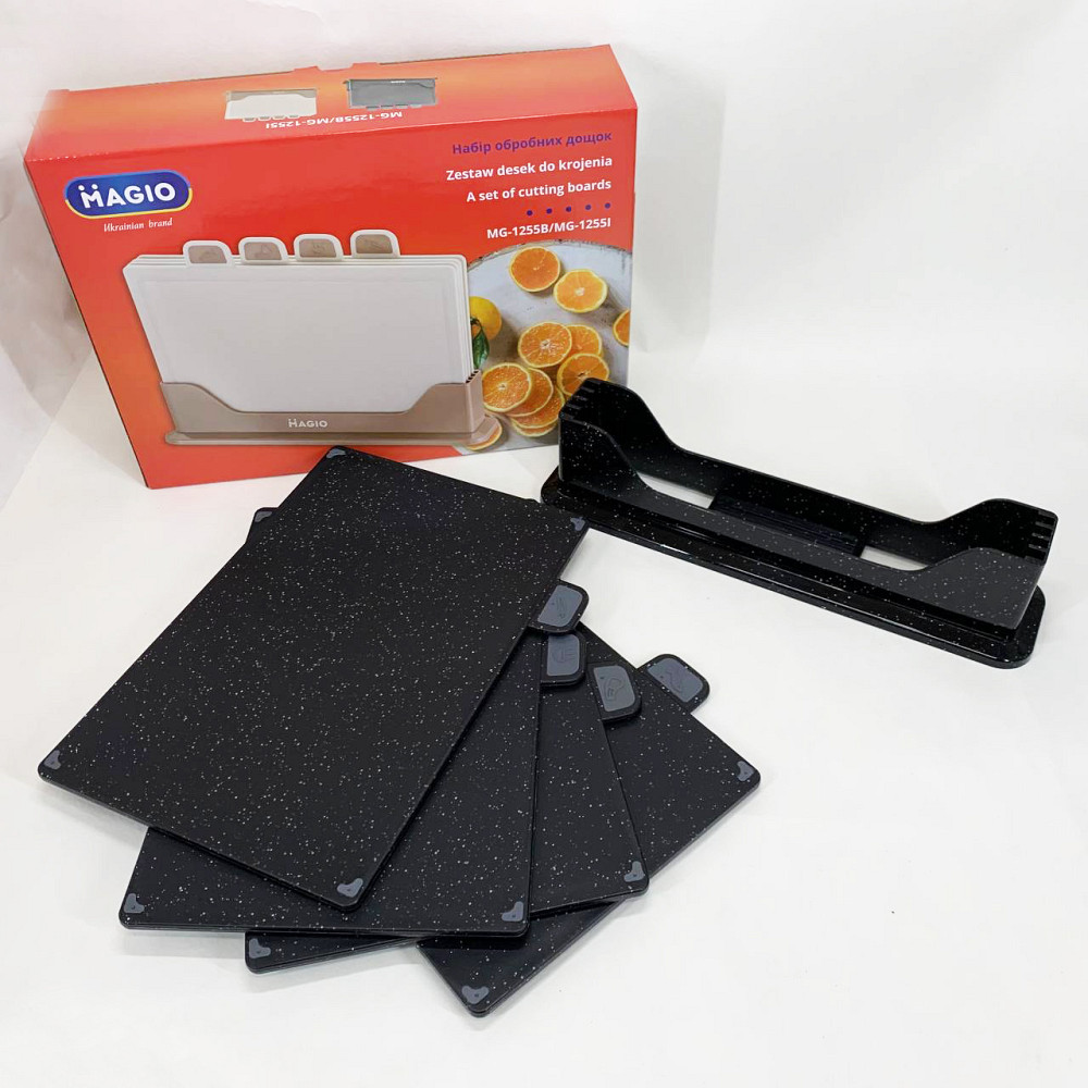 Набор разделочных досок Magio MG-1255B 5 предметов LY-85 Львов - изображение 6