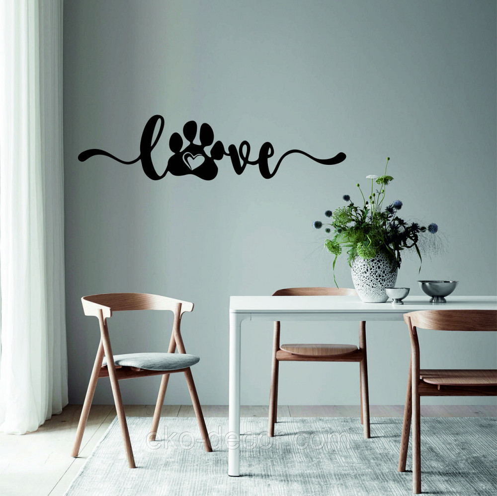 Декоративное настенное 3D Панно «LOVE » Декор на стену с объемом Киев - изображение 5