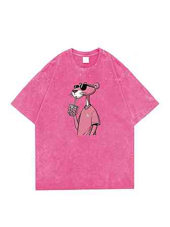 Футболка оверсайз винтаж с принтом Розовый Пантера Харьков