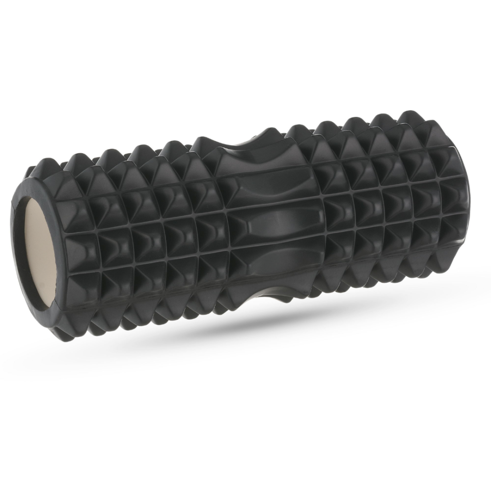 Масажний ролик Gymtek для йоги та фітнесу EVA 33*10,5см чорний Киев - изображение 1