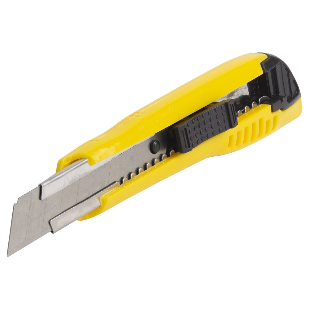 Ніж сегментний лезо 18 мм корпус пластиковий автоматичний замок SIGMA (8211181) Київ - фото 4