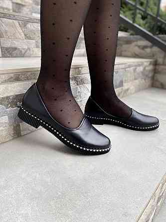 Lexi Балетки жіночі Lexi 2039 чорні (весна-осінь, шкіра натуральна) (2667) тільки 36р.і 40р. Коломыя