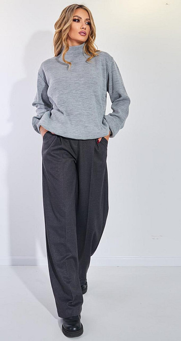 Джемпер свободный с высоким горлом (48-52) Киев - изображение 3