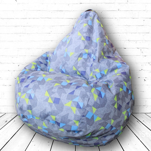 Крісло груша Принт Меланж Київ - фото 3