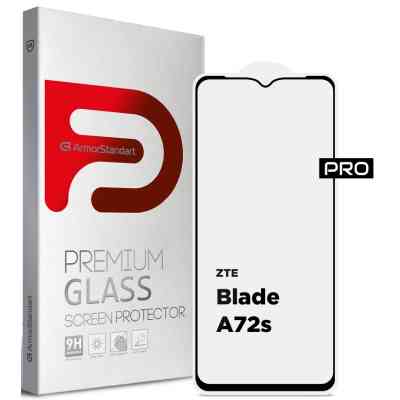 Скло захисне Armorstandart Pro ZTE Blade A72s Black (ARM68739) Вінниця