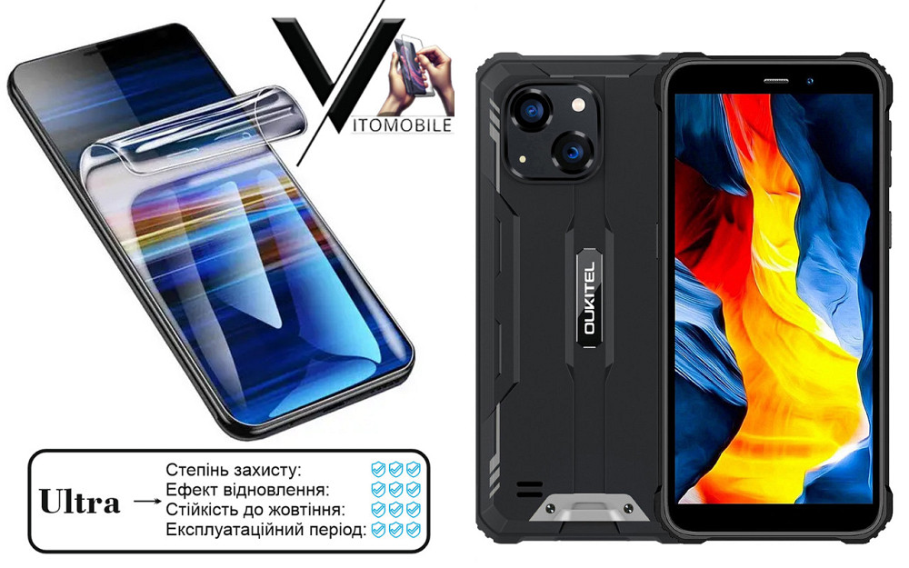 Поліуретанова плівка Ultra для Oukitel WP32 – мінімальна товщина, максимальний захист! Київ - фото 1
