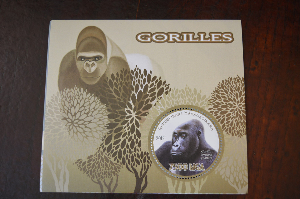 Мадагаскар. Фауна. Личности. Блок. (А-35) Полтава - изображение 1