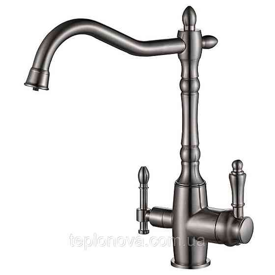 Смеситель для кухни под осмос Globus Lux LAZER GLLR-1000-8-STSTEEL Черновцы