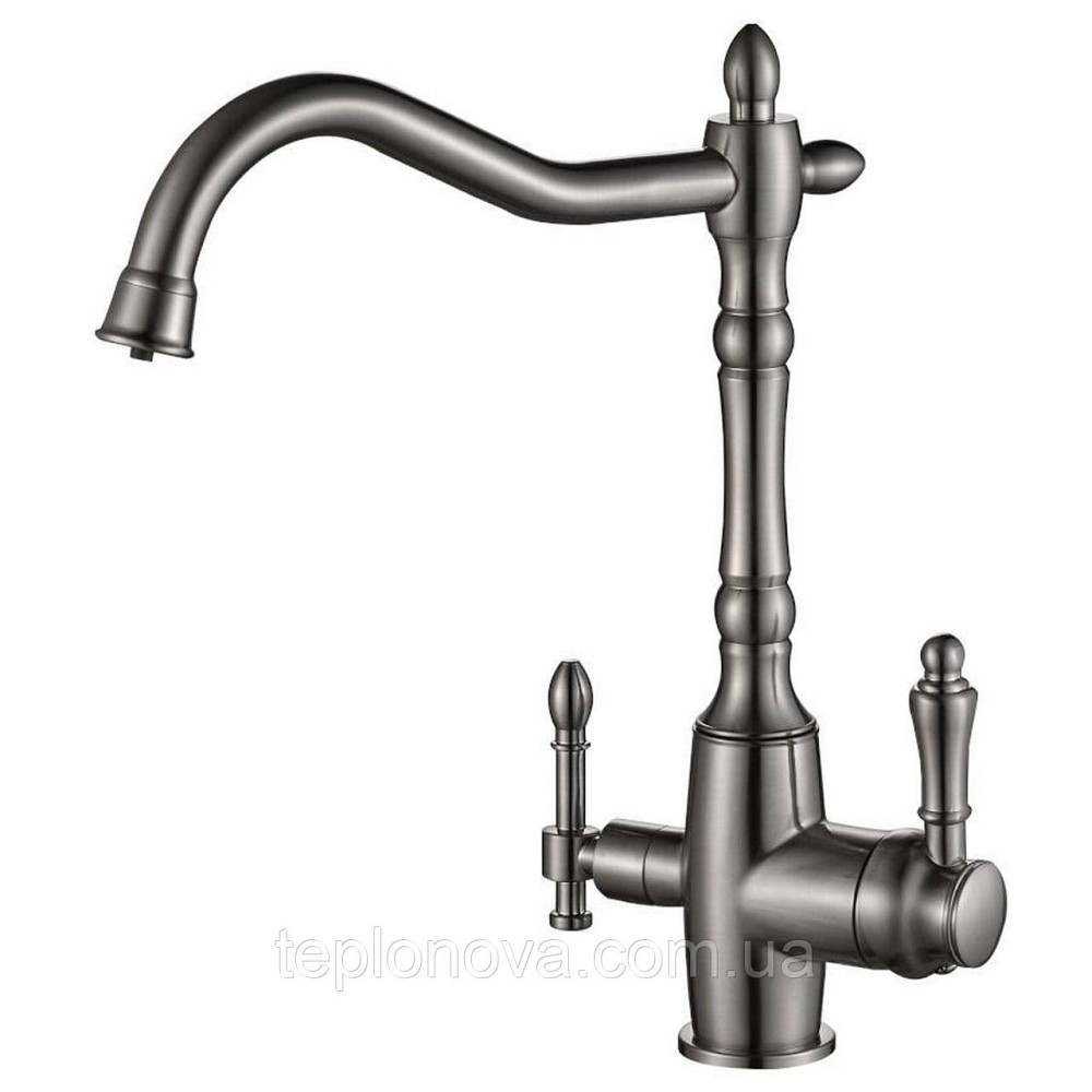 Смеситель для кухни под осмос Globus Lux LAZER GLLR-1000-8-STSTEEL Черновцы - изображение 5