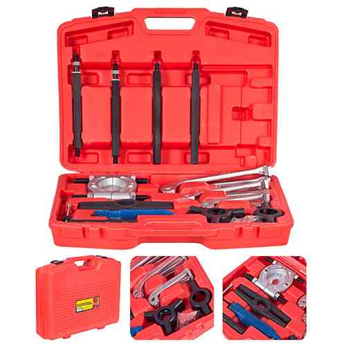 Знімач універ.гідравлічний 3в1, хід штока 75-105 мм, зусилля 12т, 13 предм. (С-5073) Винница