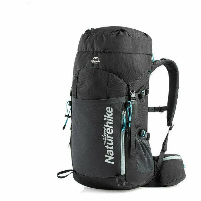 Рюкзак туристический Naturehike NH18Y045-Q, 45 л, черный Киев - изображение 1