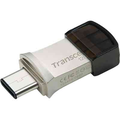 USB флеш накопичувач Transcend 128GB JetFlash 890 Silver USB 3.1/Type-C (TS128GJF890S) Вінниця