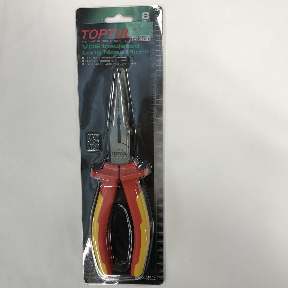 Довгогубці діелектричні 8" 1000V VDE TOPTUL DGCB2208 Одеса - фото 4