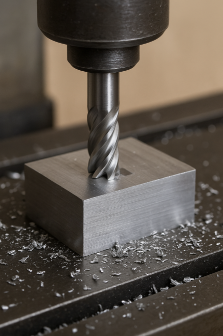 Фреза кінцева 4мм 4-х зубна для ЧПУ верстатів по металу, дереву, пластику Харків - фото 1