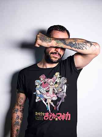 Футболка аниме Мадока Магика Гриеф Сеед оверсайз (S/M/L) Черний AnimeJ0290 Днепр