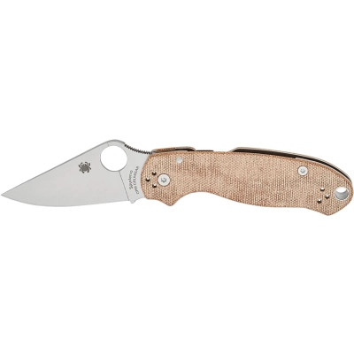 Ніж Spyderco Para 3 CPM Cru-Wear Micarta Brown (C223MPCW) Вінниця - фото 1