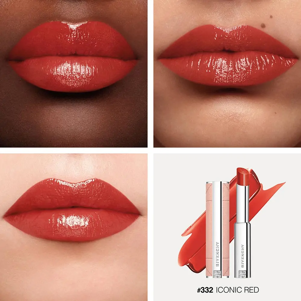 Помада для губ Givenchy Rose Perfecto Shine Serum Lipstick 332 Iconic Red Слов'янськ - фото 4