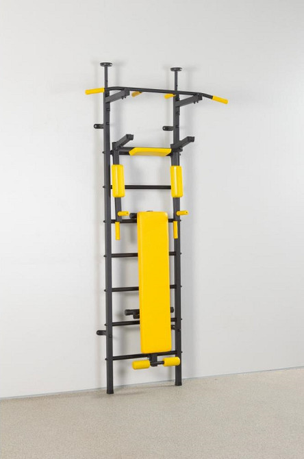 Шведская стенка металлическая в квартиру для детей и взрослых разборная усиленная спортивная стойка Каменское - изображение 2