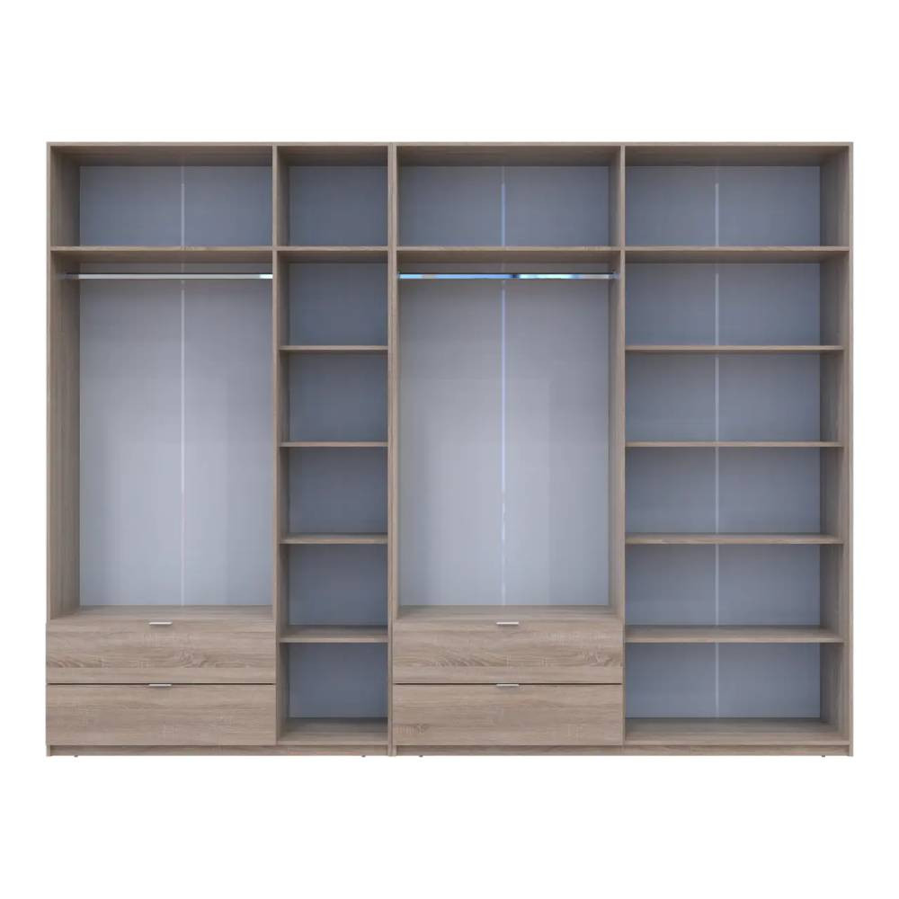 Шафа для одягу Doros Лукас Дуб сонома 3+4 ДСП 315х50х240 DRS-011709 (42005135) Дніпро - фото 5