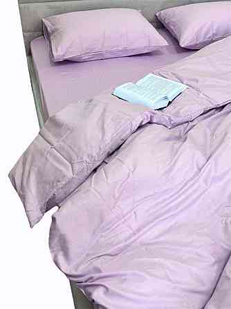 Ecotton Простирадло на резинці Ecotton 90х200 см із сатину (арт. 14-3805 Iris) світло-рожевий Коломия