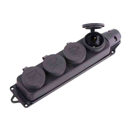 Каучук Розетка зовнішньої установки четвертна з заглушками Харків