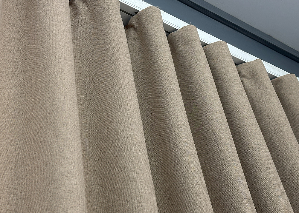 Преміум шторна тканина blackout 100%, двостороння, колекція “ASHEN NIGHT” колір бежевий 1853ш Київ - фото 6