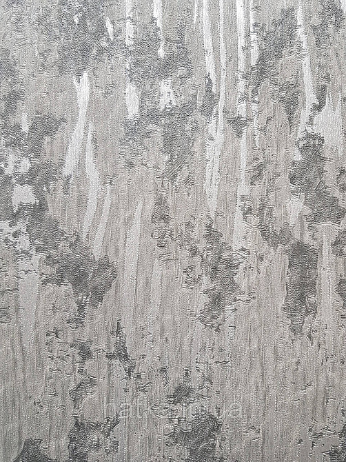 Шпалери вінілові на флізеліні гарячого тиснення DU&KA 1.06х10 вензель основа під штукатурку сірі коричневі Київ - фото 2