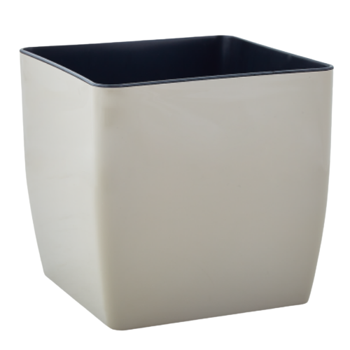 Вазон Квадро 27*27*26см низький какао Алеана Житомир