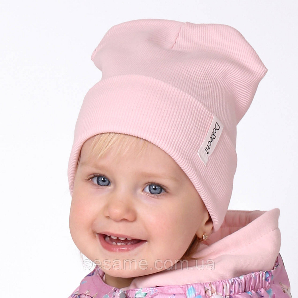 Дитяча Шапка Демісезонна Рожева 48-52 Харків - фото 1