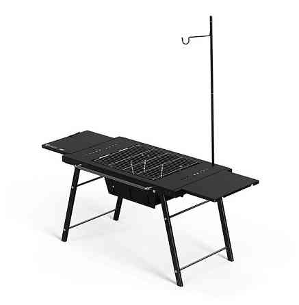 Стол для барбекю стальной Naturehike CNK2300CW014 (Черный) Вінниця