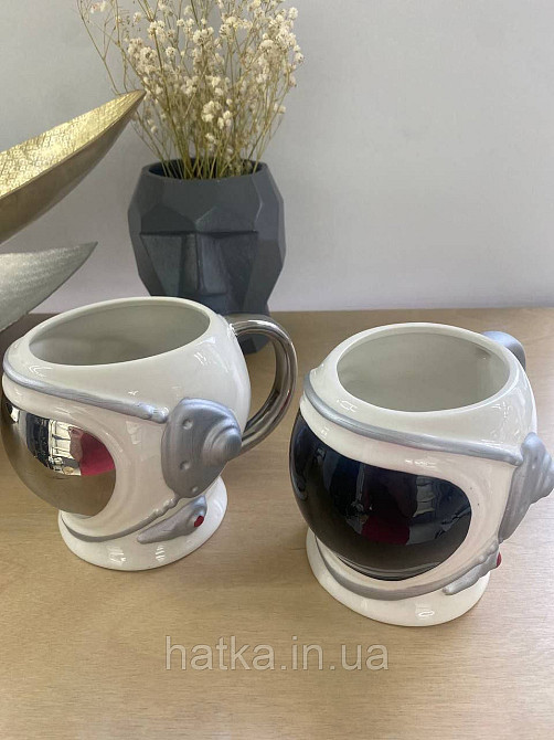 Кухоль чашка кераміка Olens "Чорний Космос" 500 мл Київ - фото 3