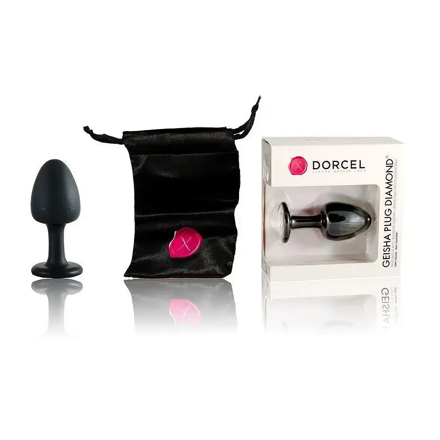 Анальна пробка Dorcel Geisha Plug Diamond XL з кулькою всередині, створює вібрації, макс діаметр 4,5 Львів - фото 3