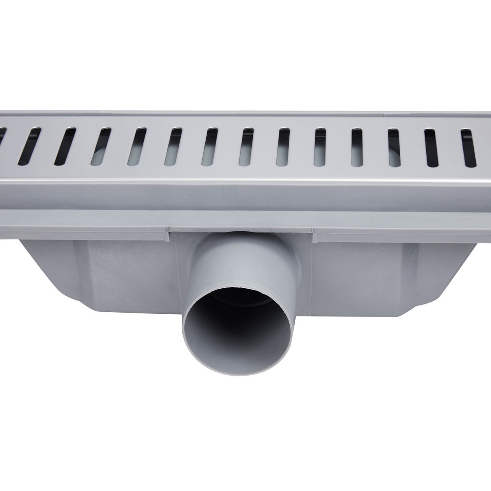 Трап Qtap Dry FA304-700 лінійний із сухим закривом і неіржавкою решіткою 700х73 Київ - фото 4