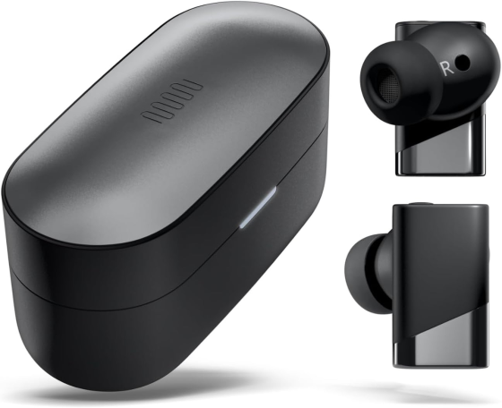 Бездротові навушники Status Pro X Black потрійний динамік LDAC Hi-Res шумозаглушення 52 дБ Bluetooth 5.3 вологозахист IP55 Київ