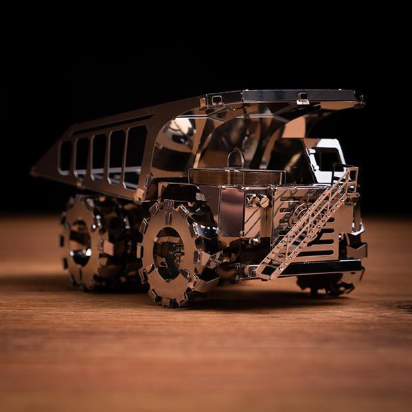 Колекційна модель-конструктор Metal Time Quarry Transporter Кар'єрний самоскид механічний (MT014) Харків - фото 16