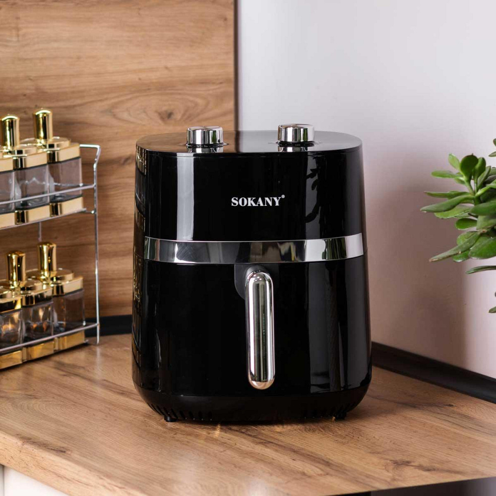 Аэрогриль SOKANY 6.5л, 1500 Вт, черный Киев - изображение 1