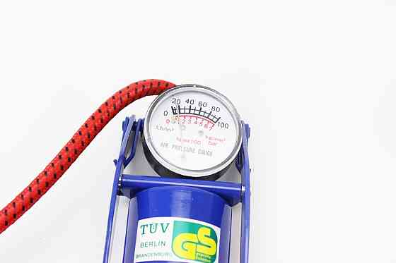 Насос ножний для шин однопоршневий "малий, шток тонкий" синій Київ