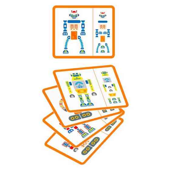 Набір для творчості Viga Toys Дерев'яна аплікація Робот (50335) Харьков