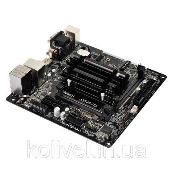 ASRock J5040-ITX (Quad-Core Pentium 3.2GHz, 2xDDR4 SoDIMM, VGA/HDMI/DVI, 1*PCIe, 4xSATAIII, miniITX) Киев