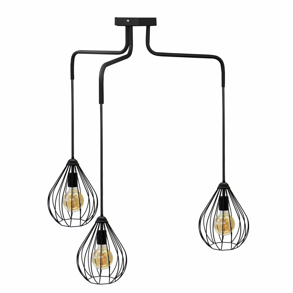 Светильник подвесной капля 3 плафона Kaplya NL 12229-3 Киев - изображение 1