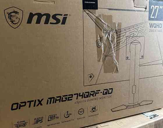 Монітор 2К 165Hz. IPS 27" MSI Optix MAG274QRF QD Київ