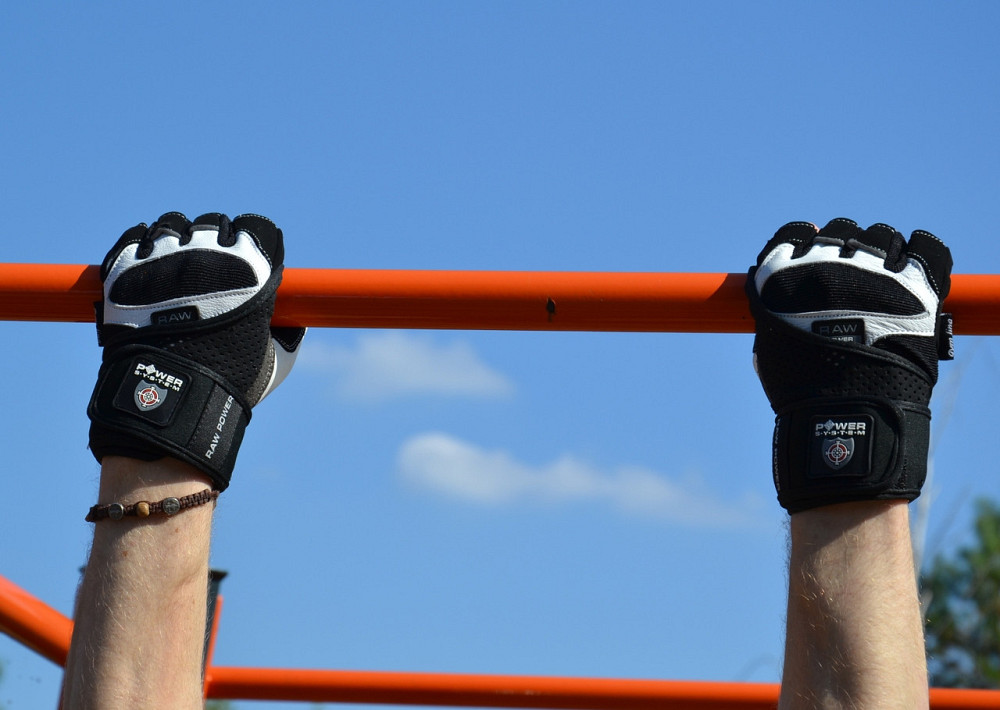 Рукавички для фітнесу Power System PS-2850 Raw Power Black/White XL Кам'янське - фото 10