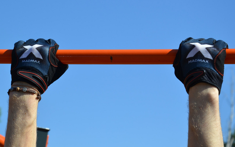 Рукавички для фітнесу MadMax MXG-102 X Gloves Black/Grey/White XXL Киев - изображение 10