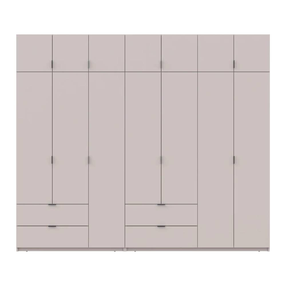 Шафа для одягу Doros Лукас Кашемір 3+4 ДСП 280х50х240 DRS-011716 (42005120) Львів - фото 4